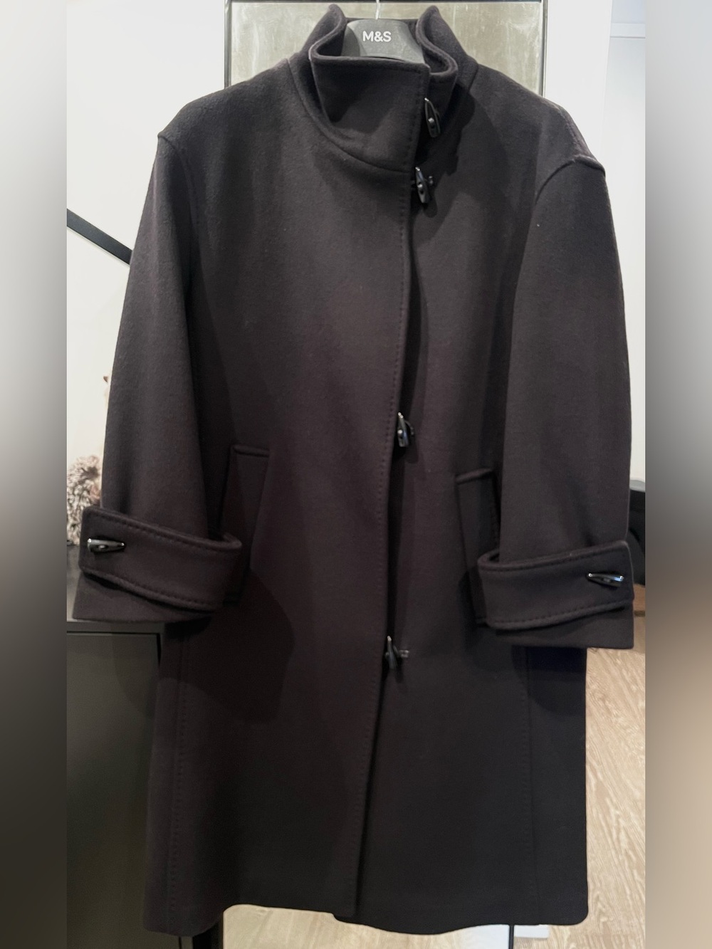 BNWT JAEGER Premium 100% Pure Wool Duffle Coat